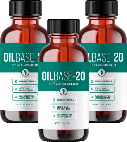 3 bottles of Oilbase-20